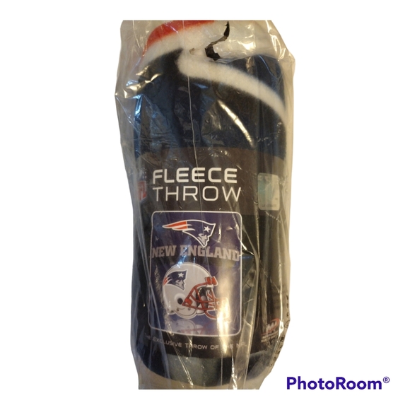 NFL Bedding New England Fleece Blanket 5 X 60 Poshmark